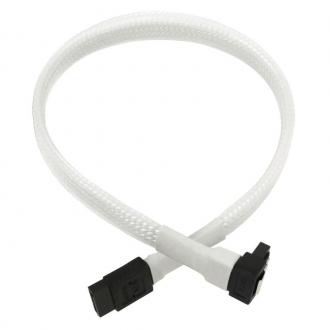  imagen de Nanoxia Cable SATA3 6Gb/s 30cm Acodado Blanco 69028