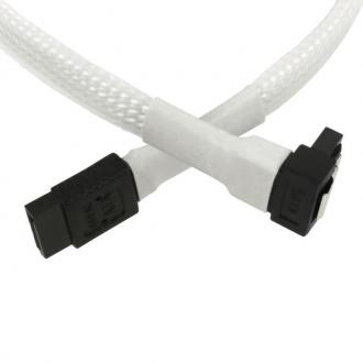  Nanoxia Cable SATA3 6Gb/s 30cm Acodado Blanco 69029 grande