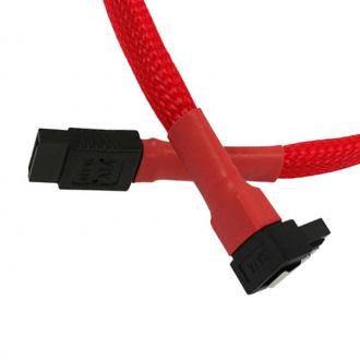  Nanoxia Cable SATA3 6Gb/s 60cm Acodado Rojo 69032 grande