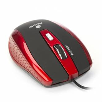  imagen de NGS Red Tick ratón óptico 1600dpi USB Rojo 130831
