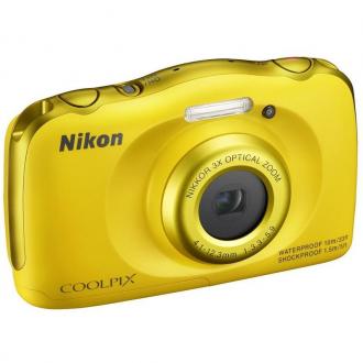  Nikon CoolPix S33 13.2MP Amarilla + Mochila 93522 grande
