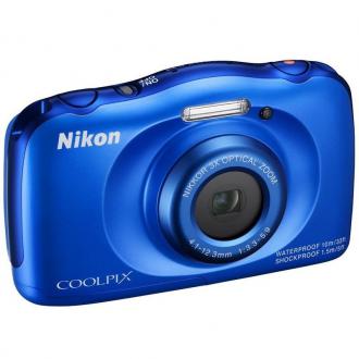 Nikon CoolPix S33 13.2MP Azul + Mochila 96274 grande
