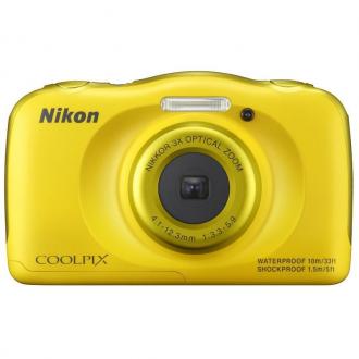  Nikon CoolPix S33 13.2MP Amarilla + Mochila 93521 grande