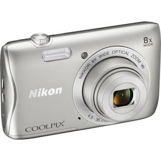  Nikon CoolPix S3700 20MP Wi-Fi Plateada 103983 grande