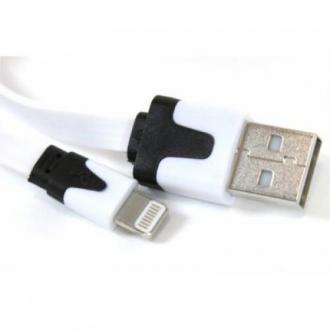  imagen de OMEGA Cable Lightning USB iphone/ipad mini blanco 63074