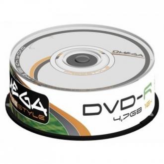  imagen de Omega DVD-R 4.7GB 16x Tarrina 25Uds 63170