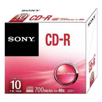  imagen de Sony CD-R 48X 700MB SLIM 10PACK SUPL 2M BASKET ENTRY HDMI CABLE 110625