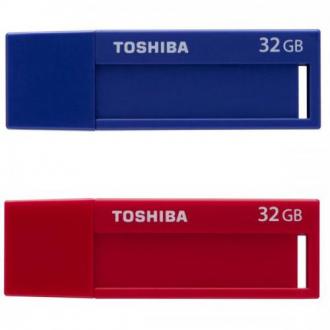  imagen de PACK 2 MEMORIAS 32GB TOSHIBA DAICHI USB 3.0 AZUL/ROJO 111407