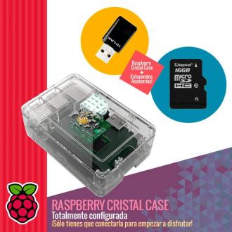  imagen de PcCom Raspberry Pi 2 16GB Cristal Case - Mini PC 3543