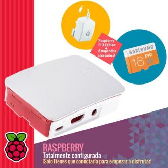  PcCom Raspberry Pi 3 16GB Blanca 74712 grande