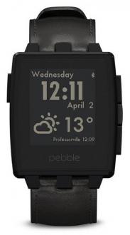  Pebble Steel Smartwatch Negro 85344 grande