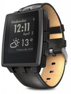  imagen de Pebble Steel Smartwatch Negro Reacondicionado 85327