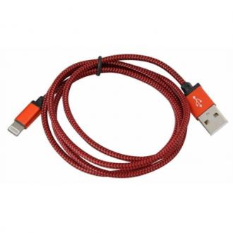  imagen de Platinet Lighting microUSB a USB 1m Rojo - Adaptador USB 118413