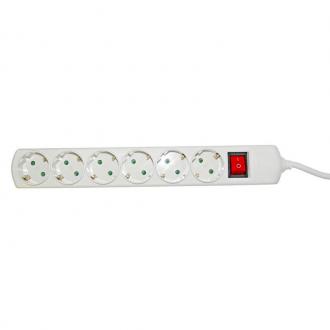  Regleta 6 Tomas con Interruptor Blanco 67588 grande