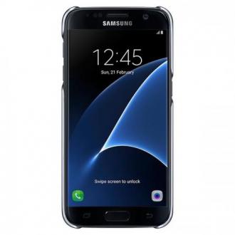  Samsung Clear Cover para Galaxy S7 Negro 113724 grande