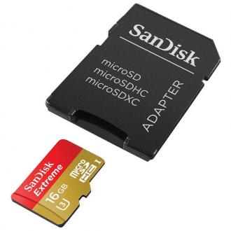  Sandisk MicroSDHC 16GB Clase 10 U3 92761 grande