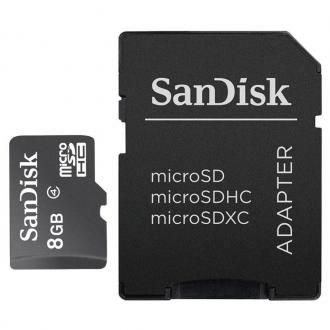  imagen de SanDisk MicroSDHC 8GB Class 4 + Adaptador 92770