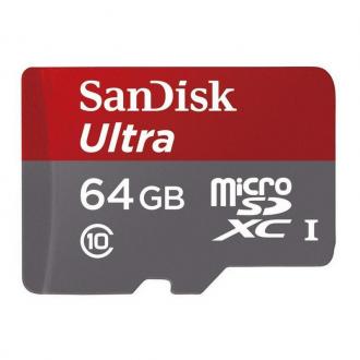  SanDisk MicroSDXC 64GB Ultra Android Clase 10 80MB/s 86070 grande