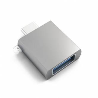  imagen de Satechi Adaptador USB 3.0 Tipo C a USB 3.0 Hembra Gris 127195