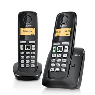  Gigaset A220 Duo Teléfono Inalámbrico Negro 78215 grande