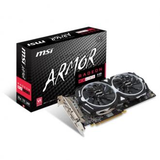  imagen de TARJETA GRAFICA 8GB AMD MSI RX 480 ARMOR PCX3.0 DDR5 HDMI DVI DPORT 109848