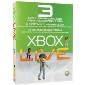  Tarjeta Prepago Xbox 360 Live Gold 3 meses 6124 grande