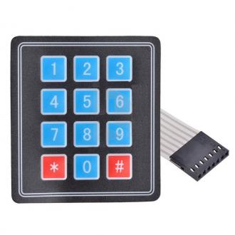  imagen de Teclado Matriz 3x4 Botones Compatible con Arduino 97936