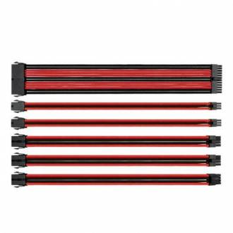  imagen de Thermaltake TtMod Sleeve Pack Cables Extension Placa base Negro/Rojo 125743