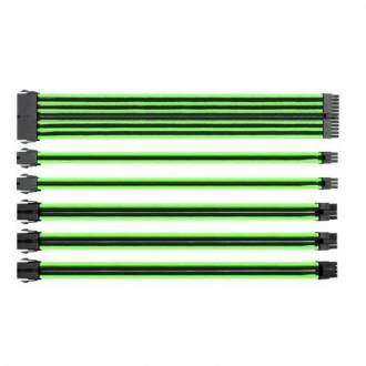 imagen de Thermaltake TtMod Sleeve Pack Cables Extensión Placa base Negro/Verde 125742