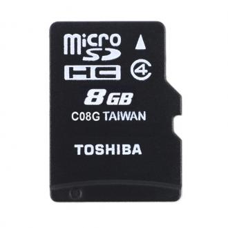  Toshiba High Speed M102 microSDHC 8GB Clase 4 Adaptador 67846 grande