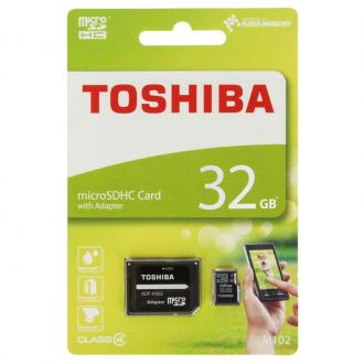  Toshiba MicroSDHC M102 32GB Clase 4 + Adaptador SD 92779 grande