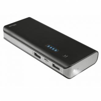  imagen de Trust Primo Powerbank 13000mAh Dual USB con Linterna Negra 123334