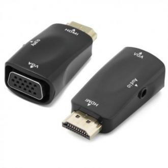  imagen de Unotec Adaptador HDMI a VGA con Audio Mini Size 115922