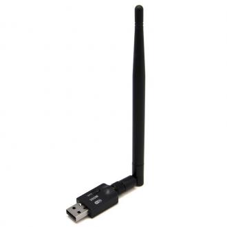  imagen de Unotec Adaptador WiFi 300 Mbps USB con Antena 90532