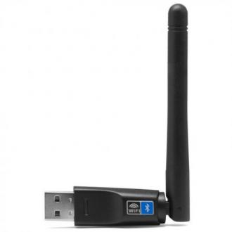  Unotec Adaptador WIFI y Bluetooth 4.0 USB con Antena 122870 grande
