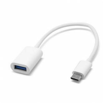  imagen de Unotec Cable OTG a USB-C 3.0 Blanco 125804