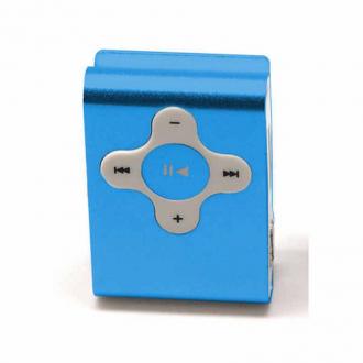  Unotec Clip Reproductor MP3 MicroSD Azul 76608 grande