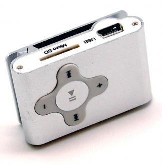  Unotec Clip Reproductor MP3 MicroSD Plata 95936 grande