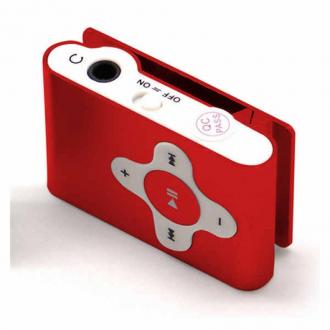 Unotec Clip Reproductor MP3 MicroSD Rojo 76621 grande