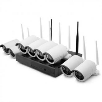  imagen de Unotec Kit de Vigilancia 8 Cámaras IP/8 Canales Wifi 121153