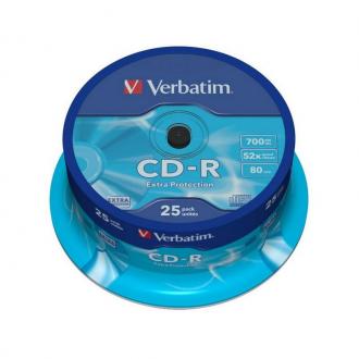  imagen de Verbatim CD-R 700MB/80min tubo 25unidades 63867