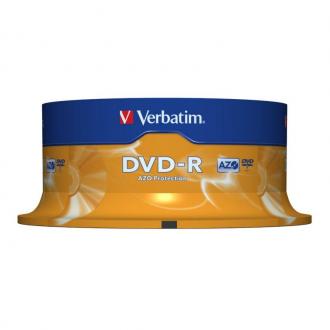  Verbatim DVD-R 4.7GB 16x Tubo 25 unidades 63864 grande