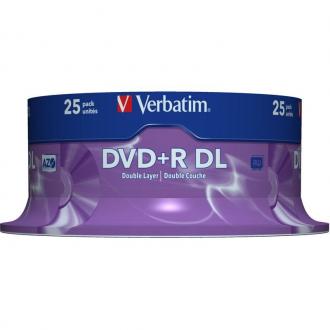  imagen de Verbatim DVD+R 4.7GB 16x Tubo 25 unidades 80067