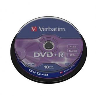  VERBATIM DVD-R 4.7GB 16x Tubo 10 unidades 114464 grande