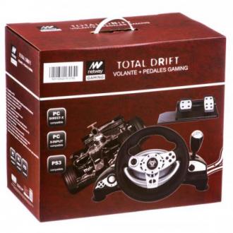  VOLANTE + PEDALES NETWAY GAMING TOTAL DRIFT PC/XBOX/PS3 111726 grande