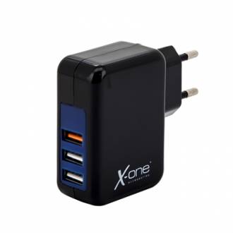  imagen de X-One cargador pared QC 3x USB 3.6-6.5V / 3A Neg 127035