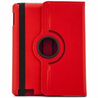  imagen de X-One Funda Piel Rotacion iPad 2/3/4 Rojo 124686